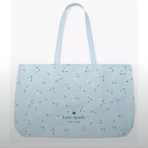 Kate Spade-Orange Blossom Tote Bag (Blue-Multi🩵)